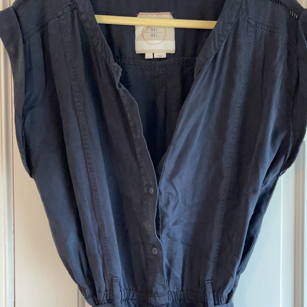 ANTHROPOLOGIE UTILITY ROMPER